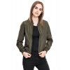 Urban Classics dámska light bomber bunda, olivová - M