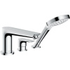 HANSGROHE Talis E 3-otvorová páková batéria na okraj vane, vyloženie výtoku 196 mm, chróm, 71731000