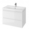 Cersanit Koupelnová skříňka s umyvadlem MODUO 79,5x62x44,7 cm bílá lesk S801-221-DSM