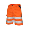 Kraťasy CXS NORWICH, výstražné, pánske, oranžové, veľ. 66