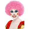 Parochňa - KLAUN CRAZY - ružová, kučeravý afro účes, unisex