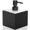 Dávkovač mydla Brownie s čiernou pumpičkou čierno-biely