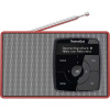 TechniSat DIGITRADIO 2 0003/3910 stolný rádio, DAB+, FM, DAB+, UKW, Bluetooth, funkcia alarmu, červenostrieborná; 0003/3910