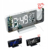Hodiny - Budík clock elektronický teplomer zrkadlo (Hodiny - Budík clock elektronický teplomer zrkadlo)