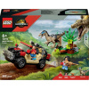 76972 LEGO® JURASSIC WORLD™ Raptor: Naháňačka s terénnym vozidlom; 76972