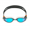 Plavecké okuliare Kaiman Exo Blue Titanium, Aquasphere šedá
