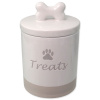 Dóza DOG FANTASY keramická na maškrty biela s úchytkou 13,5 x 21,5 cm 1500ml