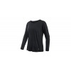 Dámske funkčné tričko s dlhým rukávom Sensor Merino Air Traveller Black S