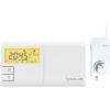 Bezdrôtový týždenný programovateľný termostat Salus 091FLTX+ s priechodnou zásuvkou