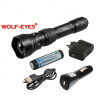 Nabíjateľný prísvit k nočnému videniu Wolf-Eyes Ranger IR850, USB v.2017 set