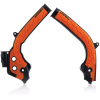 ACERBIS 0021726.313 chrániče rámu X-GRIP KTM EXC/EXC-F 17-19, SX /SX-F 16-18, HUSQVARNA FC/TC/FE/TE 16-19, oranžová/čierna