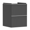 Hansgrohe Xelu Q skrinka 48x49.5x60.5 cm závesná kúpeľňová skrinka pod umývadlo biela-sivá 54020700