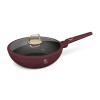 Panvica wok s pokrievkou a titánovým povrchom 28 cm Leonardo Collection BH-8034