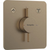 Hansgrohe DuoTurn Q Dvojpáková umývadlová batéria, brúsený bronz 75414140