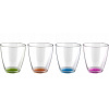 Brunner Sada farebných kempingových pohárov 0 2 l Set Tahiti Color Antislip