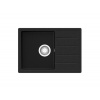 Granitový drez Teka COMFOR 45 S-TQ 1B 1D Čierna metalická