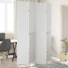 zahrada-XL Paraván 4 panely biely masívne drevo paulovnie 358724