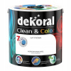 Farba na - Dekoral CLEAN COLOR 2,5L Čipkovaná saténová biela (Farba na - Dekoral CLEAN COLOR 2,5L Čipkovaná saténová biela)