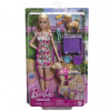 MATTEL Barbie a pejsek s invalidním vozíčkem