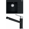 Set Franke G228 (dřez CNG 611-62 TL/2 Onyx + baterie FC 3054.071 ORBIT Chrom/Onyx) 114.0650.780