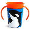 Munchkin Miracle 360 hrnček s držiakom Wild Love Orca 177 ml