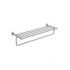 Jika Basic Polica na uteráky so závesnou tyčou, 63 cm, chróm H3813A60040001