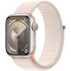 Apple Hodinky Watch Series 9 GPS, 45mm Starlight Aluminium Case with Starlight Sport Loop