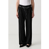 Karl Lagerfeld Jeans nohavice dámske s viskózou B3W10019 čierna L