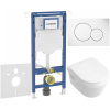 GEBERIT Duofix Special súprava 5v1 - inštalačný modul, závesné WC DirectFlush a Softclose WC sedadlo VILLEROY & BOCH Architectura, tlačidlo Sigma01 Round, 115.770.11.5 (biela), SANI11CK3109