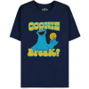 Pánske tričko s krátkym rukávom Difuzed Sesame Street Cookie Monster - M