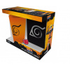 ABYstyle Dárková sada Naruto Shippuden sklenice zápisník odznak 400 ml