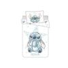 Jerry Fabrics Obliečky do postieľky LILO AND STITCH - white star 100x135 cm, 40x60 cm, Bavlna