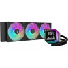 DEEPCOOL vodní chladič LP360 ARGB / 3x120mm ARGB fan / digitální display / černý R-LP360-BKMSNC-G-1