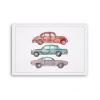 Fotoobraz 90x60 cm stredný Akvarelová auta