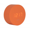 Designové LED hodiny s budíkem 5981OR Karlsson 9cm