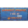 Vesely-drak Darčekový poukaz (voucher) v hodnote 2 000,- Kč