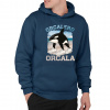 Orcalero Orcala - kosatka v topánkach - Italian Brainrot - pánska mikina s potlačou - Tričkový | M | Navy | Mikina s kapucňou - pánska