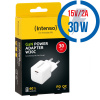INTENSO W30C GaN, Nabíjačka 1x USB C, 30W, 15V/2A, biela