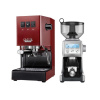 Gaggia Classic E24, červená + Mlýnek Sage BCG820BSS Silver