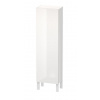 Duravit L-Cube - Skrinka vysoká 132x40x24 cm, pravá, lesklá biela LC1168R2222