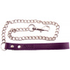 ROUGE Leather Leash Purple