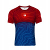 Krátke -sleeve trasenie hanby t -shirt (T -shirt antibakteriálna telocvičňa červené termo s)