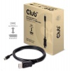 Club3D Adaptér mini DisplayPort 1.4 na DisplayPort 1.4, HBR3 8K60Hz/4K120Hz (M/M), 2m (CAC-1115)
