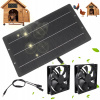 VENTILÁTOR S SOLÁRNYM PANELOM PRE SKLENÍKOVÚ HYDINU JE VHODNÝ DO KURNÍKU