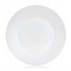 Plytký tanier Harena 25 cm, biele sklo