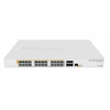 MikroTik Mikrotik CRS328-24P-4S+RM sieťový prepínač Riadený L2/L3 Gigabit Ethernet (10/100/1000) Podpora napájania cez Ethernet (PoE) 1U Biela (CRS328-24P-4S+RM)