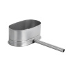 Komínová kondenzační jímka - ovál 120x210mm (= ø 170mm), tl. mat. 0,8mm
