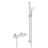 Grohe GROHTHERM 800 sprchový set s termostatickou baterií, ruční sprcha se 2 proudy, tyč, hadice, Water Saving, chrom
