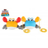Teddies Krab lezúci na natiahnutie plast 20x12cm 2 farby