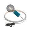 Creative Cables - Eiva Snake Elegant, prenosná vonkajšia lampa PSEEL01BISM01 Farba: Modrá Creative Cables